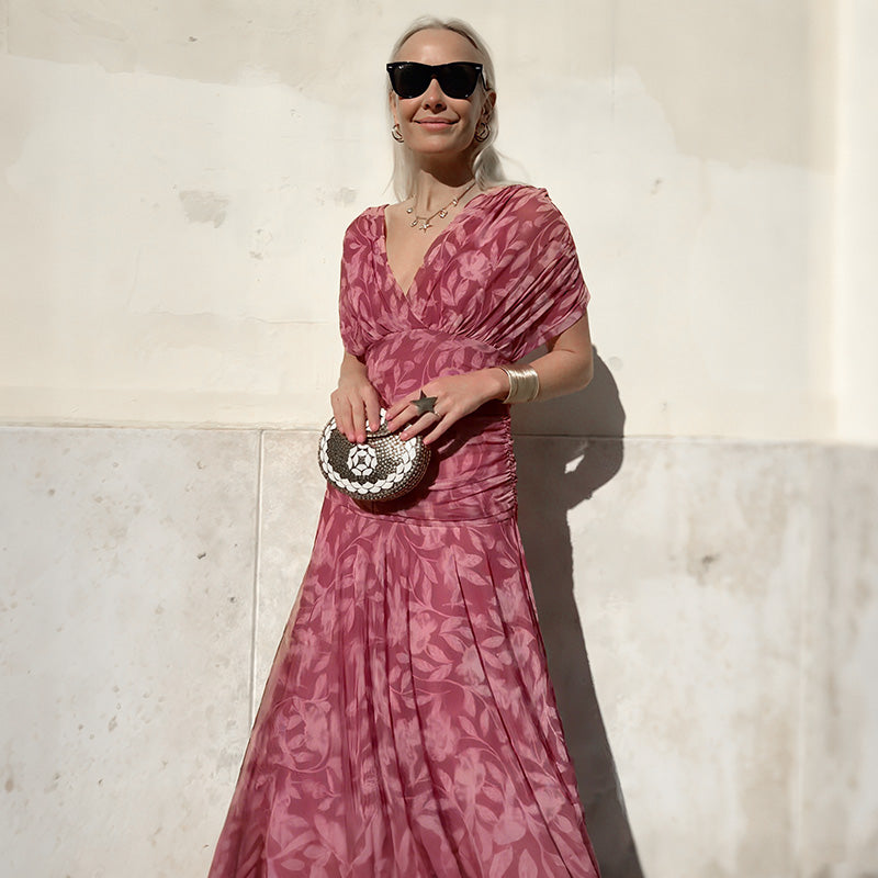 FloraBelle™ Off-Shoulder Dress