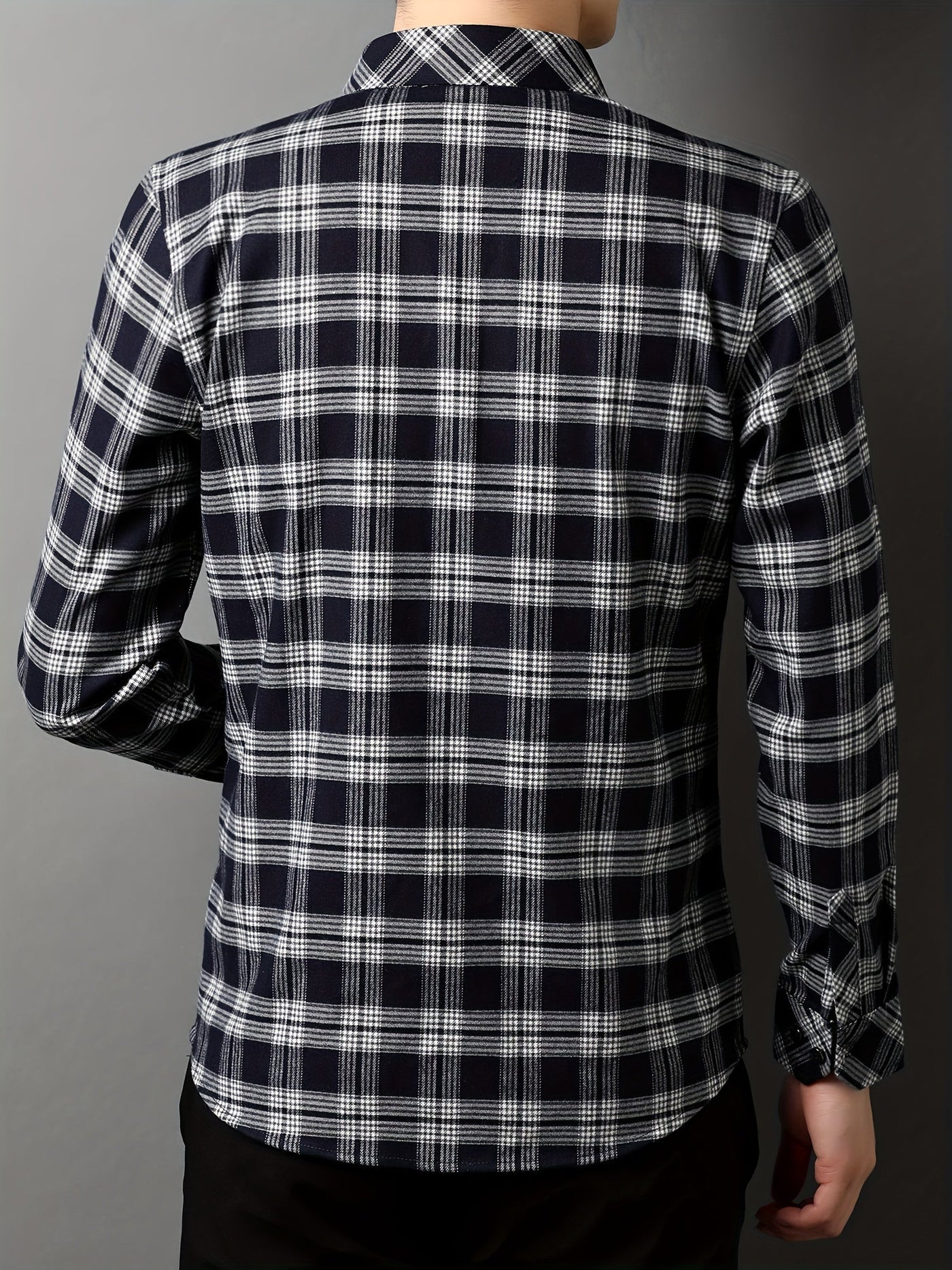 PlaidCraft™ Men’s Long Sleeve Shirt