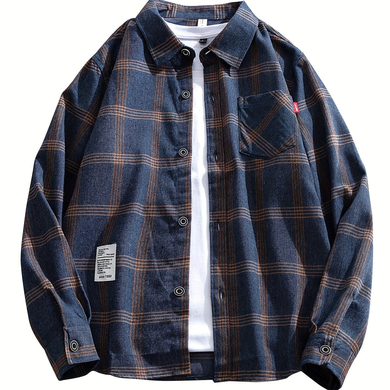 UrbanLoom™ Casual Plaid Shirt
