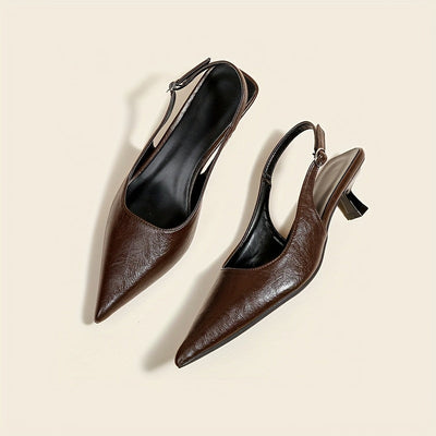 ModeStep™ Pointed Slingback Heels