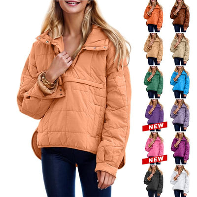CozyCloud™ Women’s Oversized Puffer Hoodie