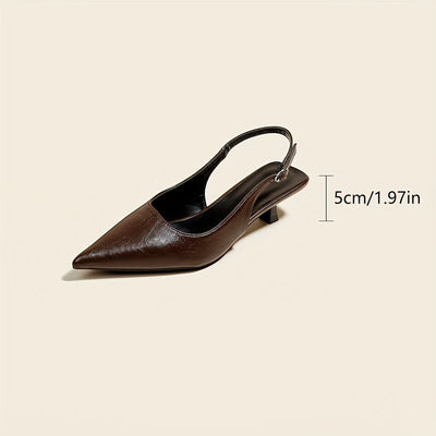 ModeStep™ Pointed Slingback Heels