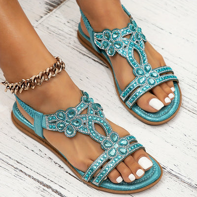 Indira - Sparkle Rhinestone Slingback Sandals