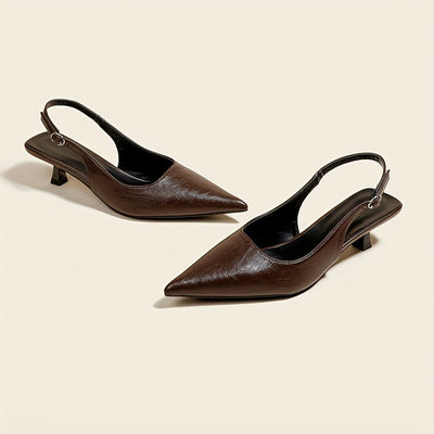 ModeStep™ Pointed Slingback Heels