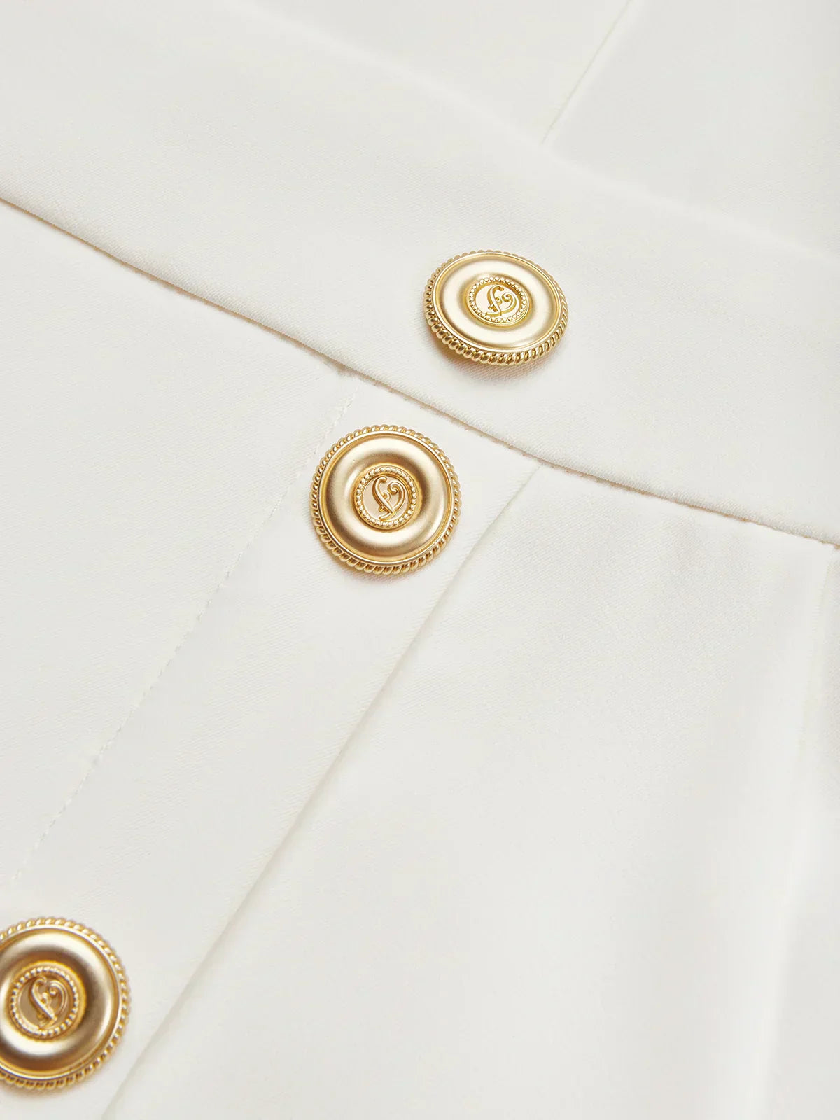 Malene™ | Classic Button-Slit Midi Dress