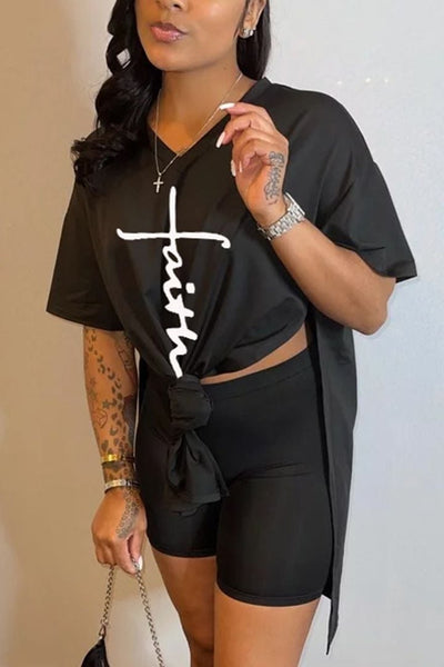 PrintLuxe™ | Women’s Two-Piece Skirt & Pants Set