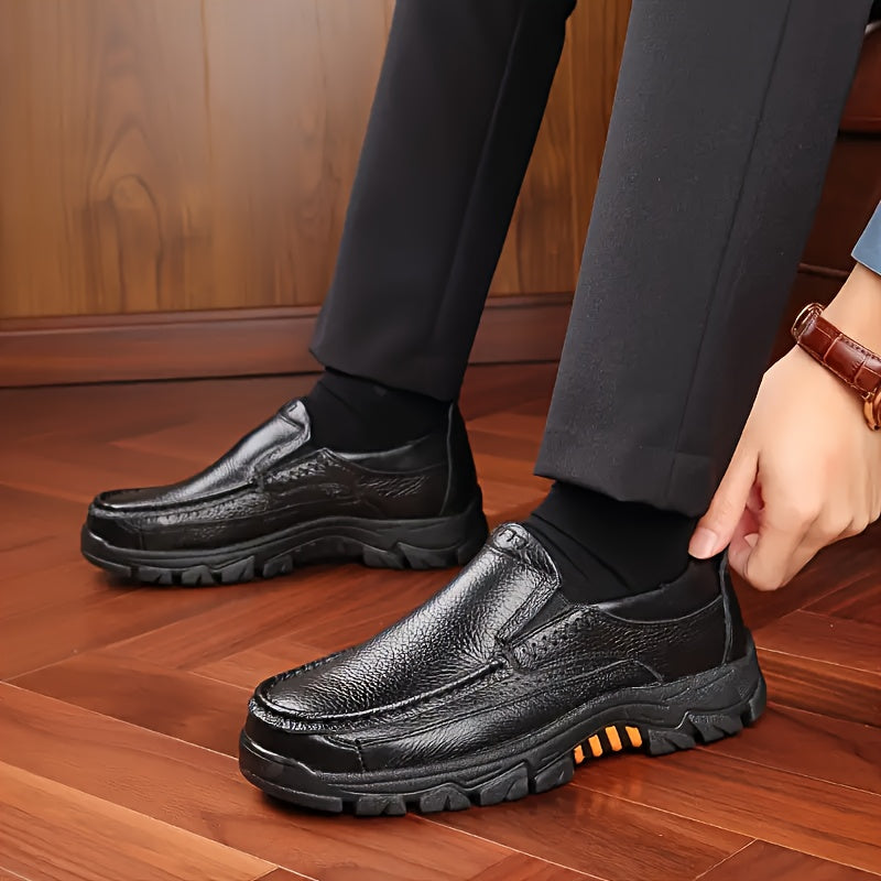 HeritageStride™ Leather Slip-On Dress Shoes