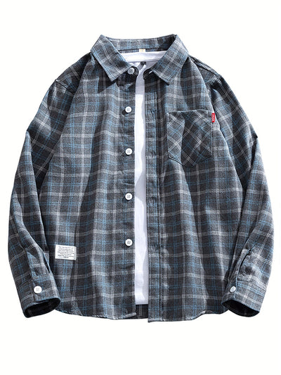 UrbanLoom™ Casual Plaid Shirt