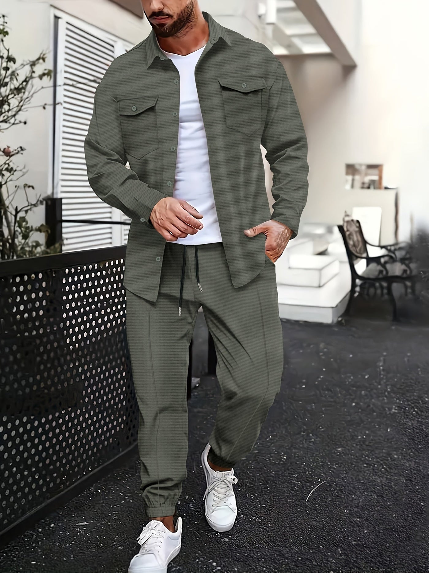 UrbanStride™ Men’s Leisurewear Set