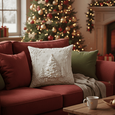 CozyFest™ | Christmas-Themed Decorative Pillow Cover