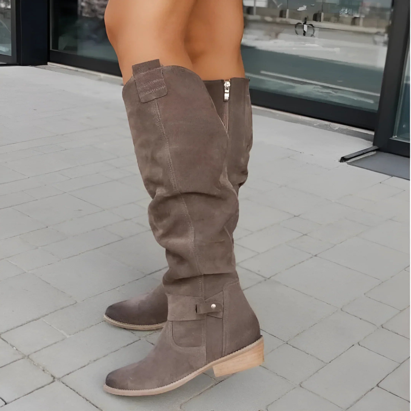 Reverie - Stylish Suede Knee Boots