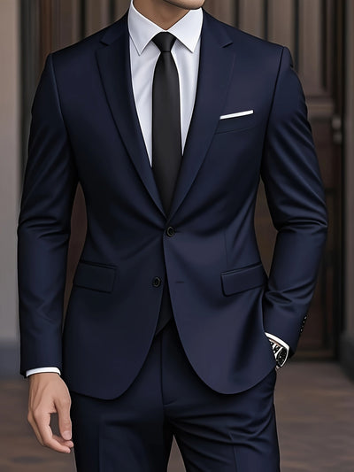 EliteGent™ 2-Piece Men's Suit Set