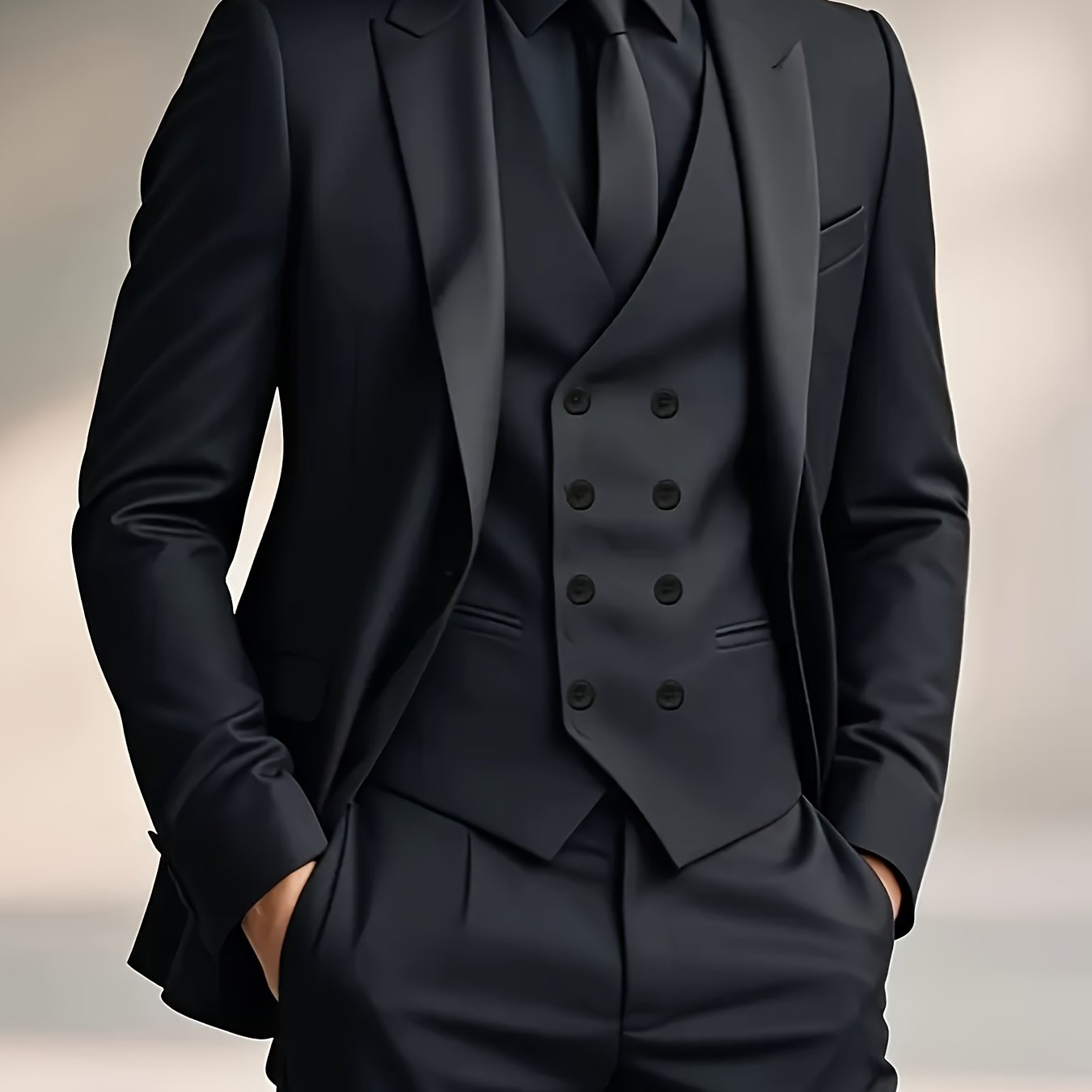 RegalForm™ | Men's 3-Piece Classic Suit Set