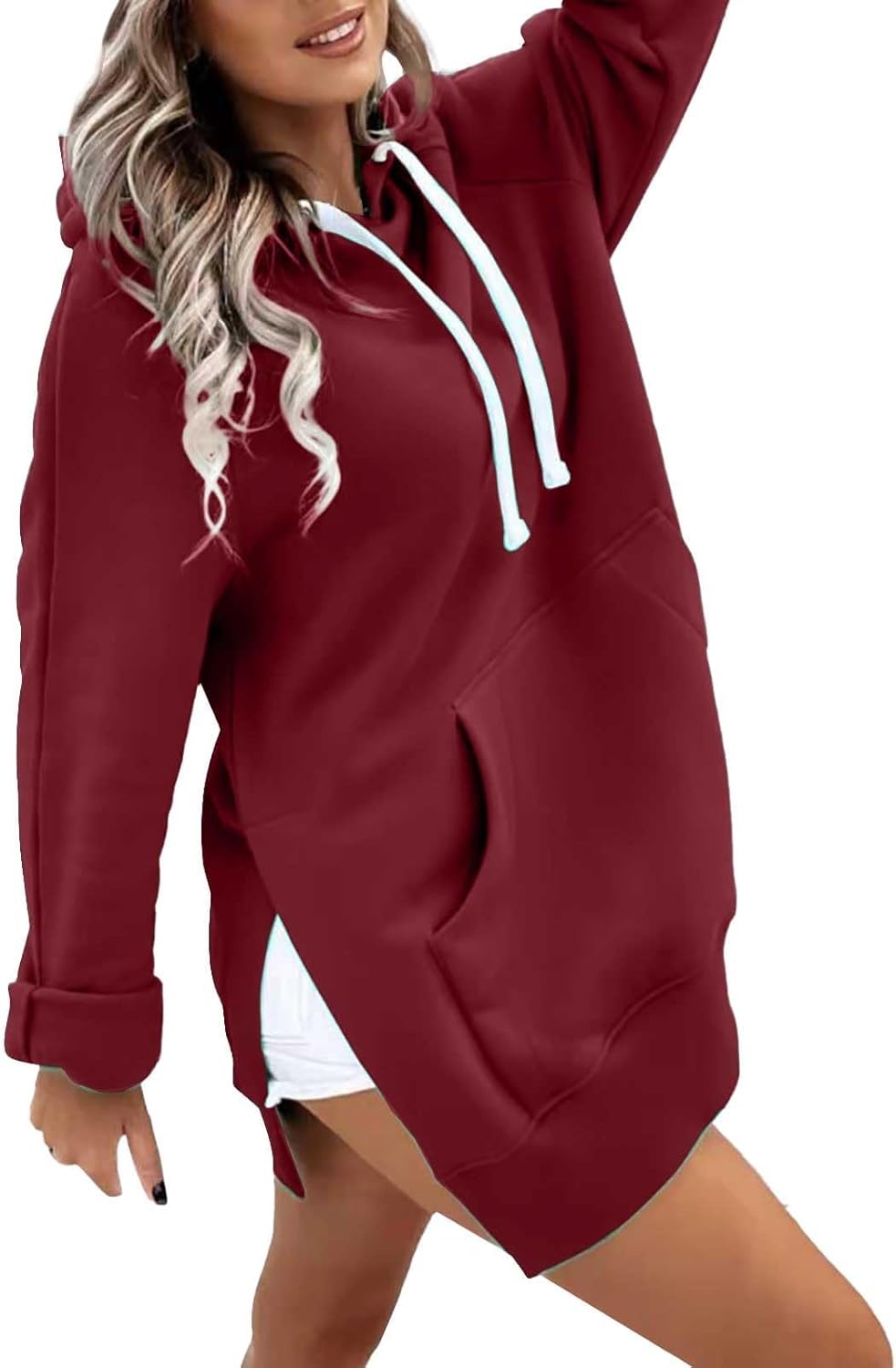 CozyLuxe™ – Oversized Hoodie Dress
