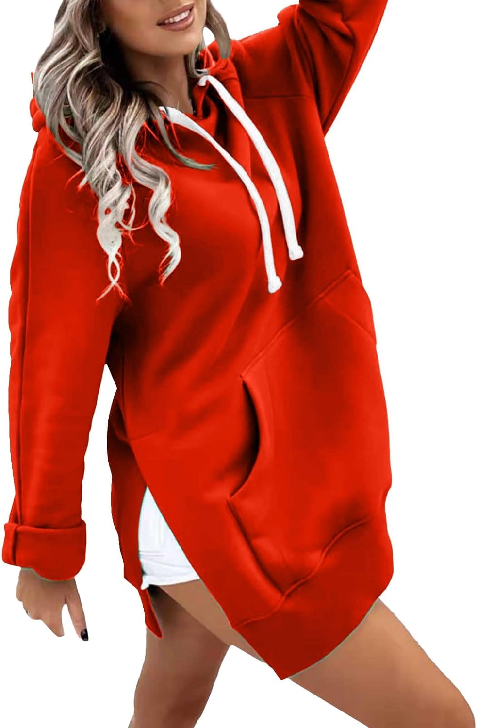 CozyLuxe™ – Oversized Hoodie Dress
