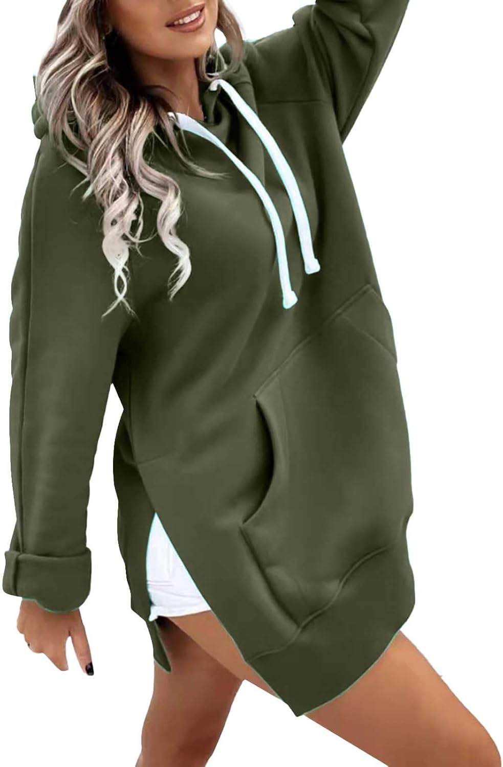 CozyLuxe™ – Oversized Hoodie Dress