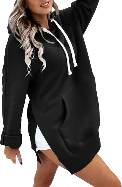 CozyLuxe™ – Oversized Hoodie Dress