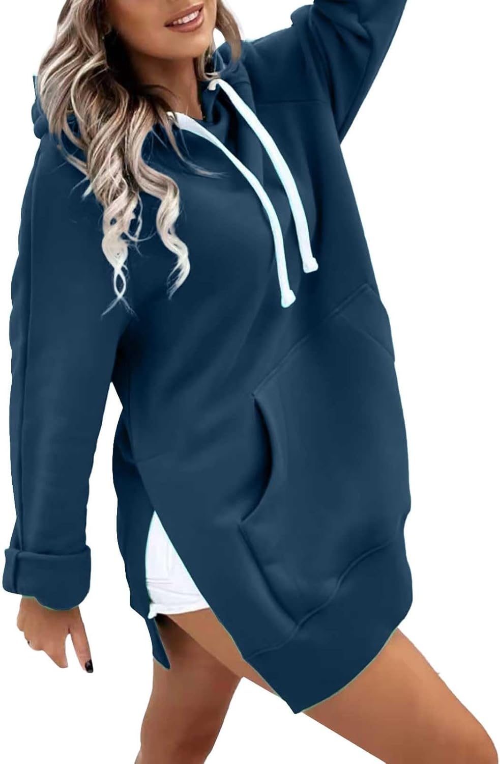 CozyLuxe™ – Oversized Hoodie Dress