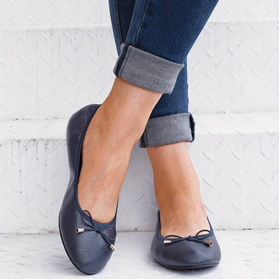 BlissBow™ Soft Sole Flats