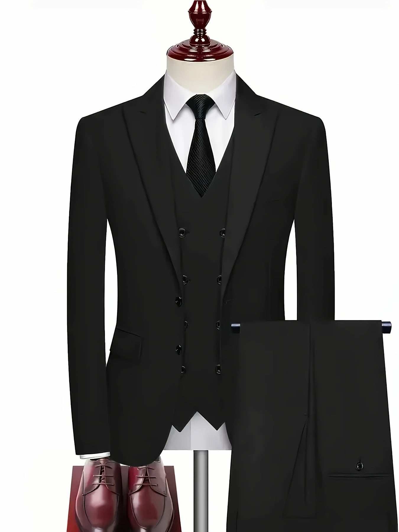 RegalForm™ | Men's 3-Piece Classic Suit Set