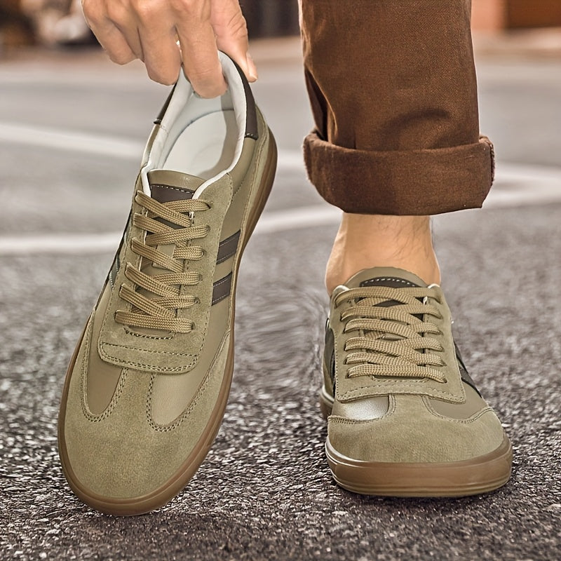 SkateFlex™ Genuine Leather Skate Sneakers