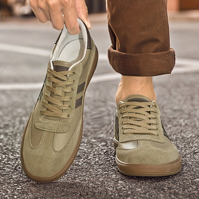 SkateFlex™ Genuine Leather Skate Sneakers