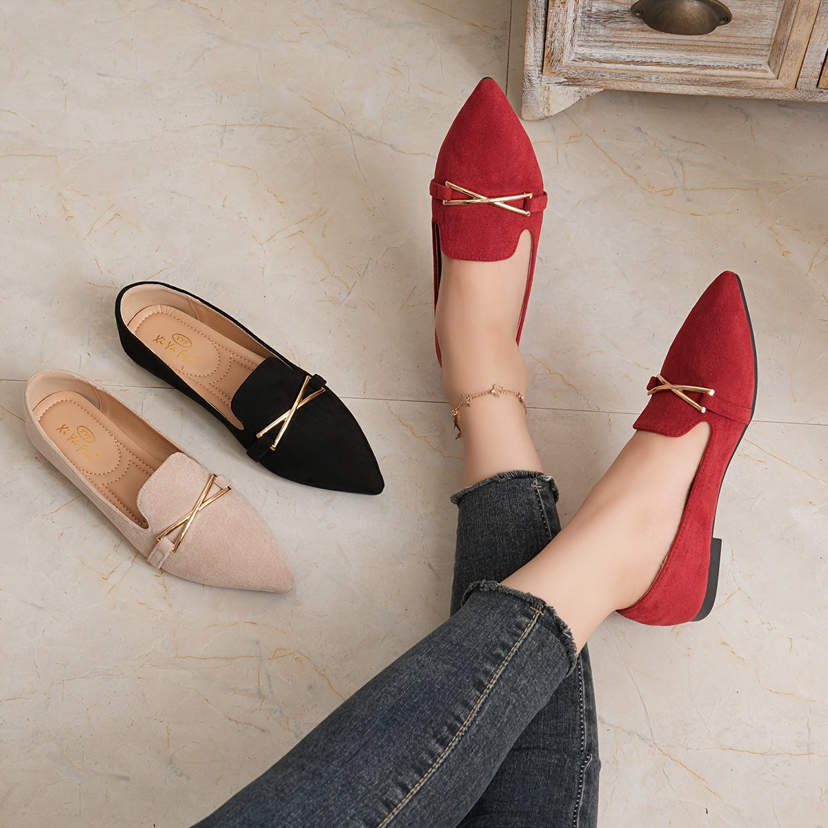 GleamStep™ Metal Accent Flats