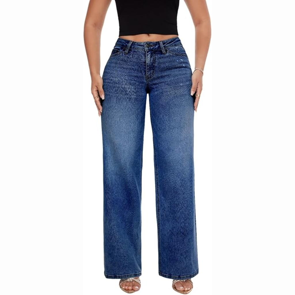 Breylen™ Wide-Leg Stretch Jeans