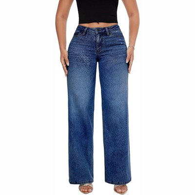 Breylen™ Wide-Leg Stretch Jeans