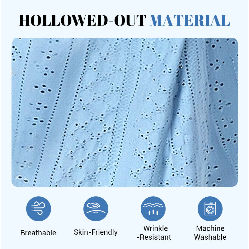 Eleganza™ V-Neck Hollow Dress