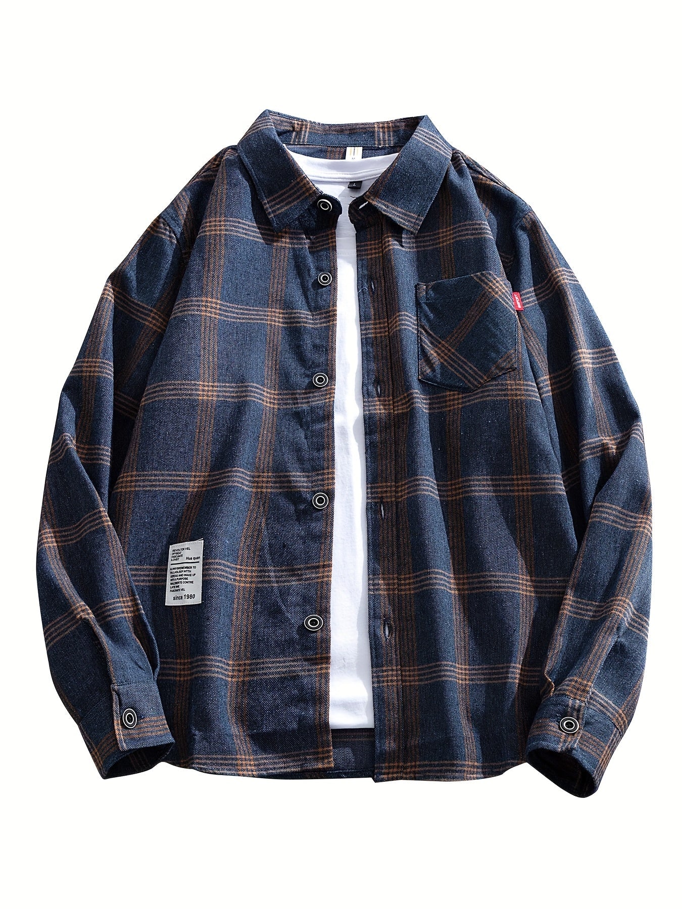 UrbanLoom™ Casual Plaid Shirt