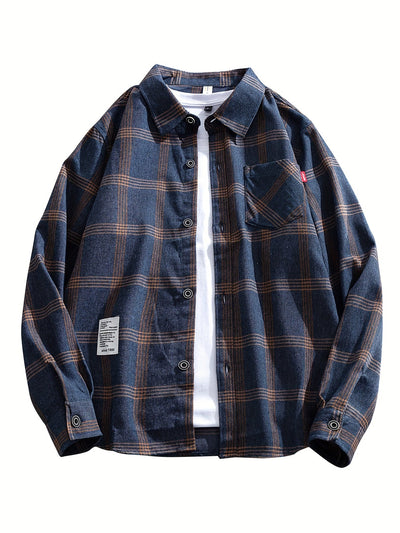 UrbanLoom™ Casual Plaid Shirt