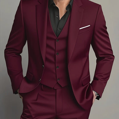 Aurelian™ | Men’s Premium 3-Piece Formal Suit Set