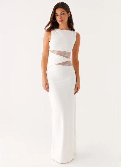 Leni™ | Figure-Flattering Maxi Dress with Cutouts