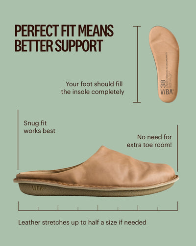 TerraStep™ Fawn Leather Slippers