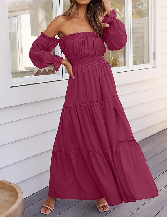 Zafira™ | Bohemian Split Maxi Dress