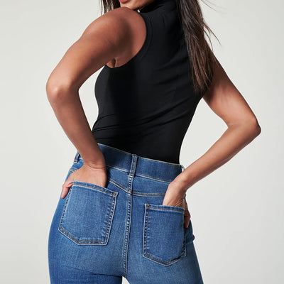 Vesta™ | High-Waist Stretch Denim Shorts