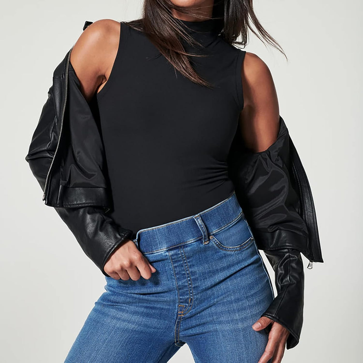 Vesta™ | High-Waist Stretch Denim Shorts