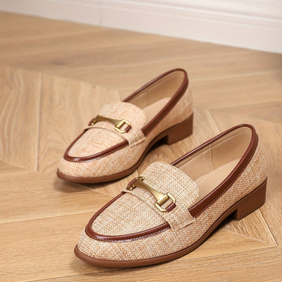 RetroWeave™ Braided Buckle Loafers