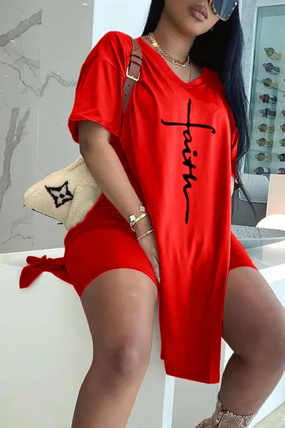 PrintLuxe™ | Women’s Two-Piece Skirt & Pants Set