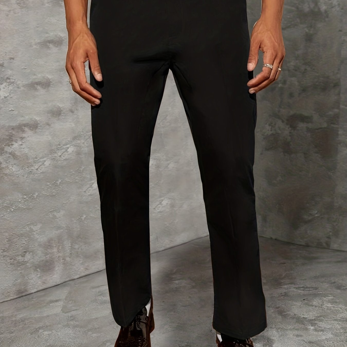 ClassicEase™ Plus-Size Men’s Suit Trousers