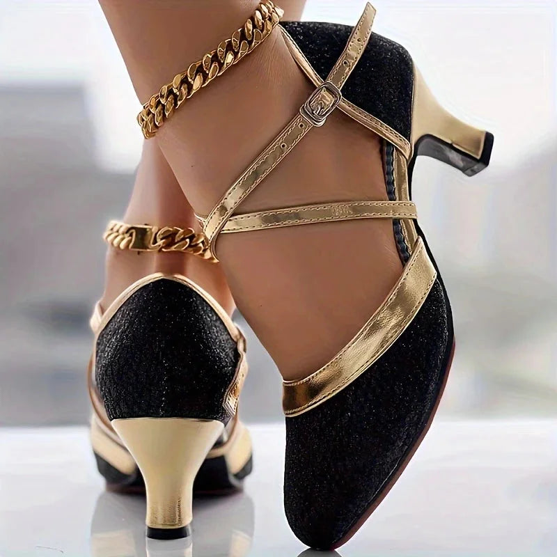 Talia | Elegant Chunky Heel Sandal