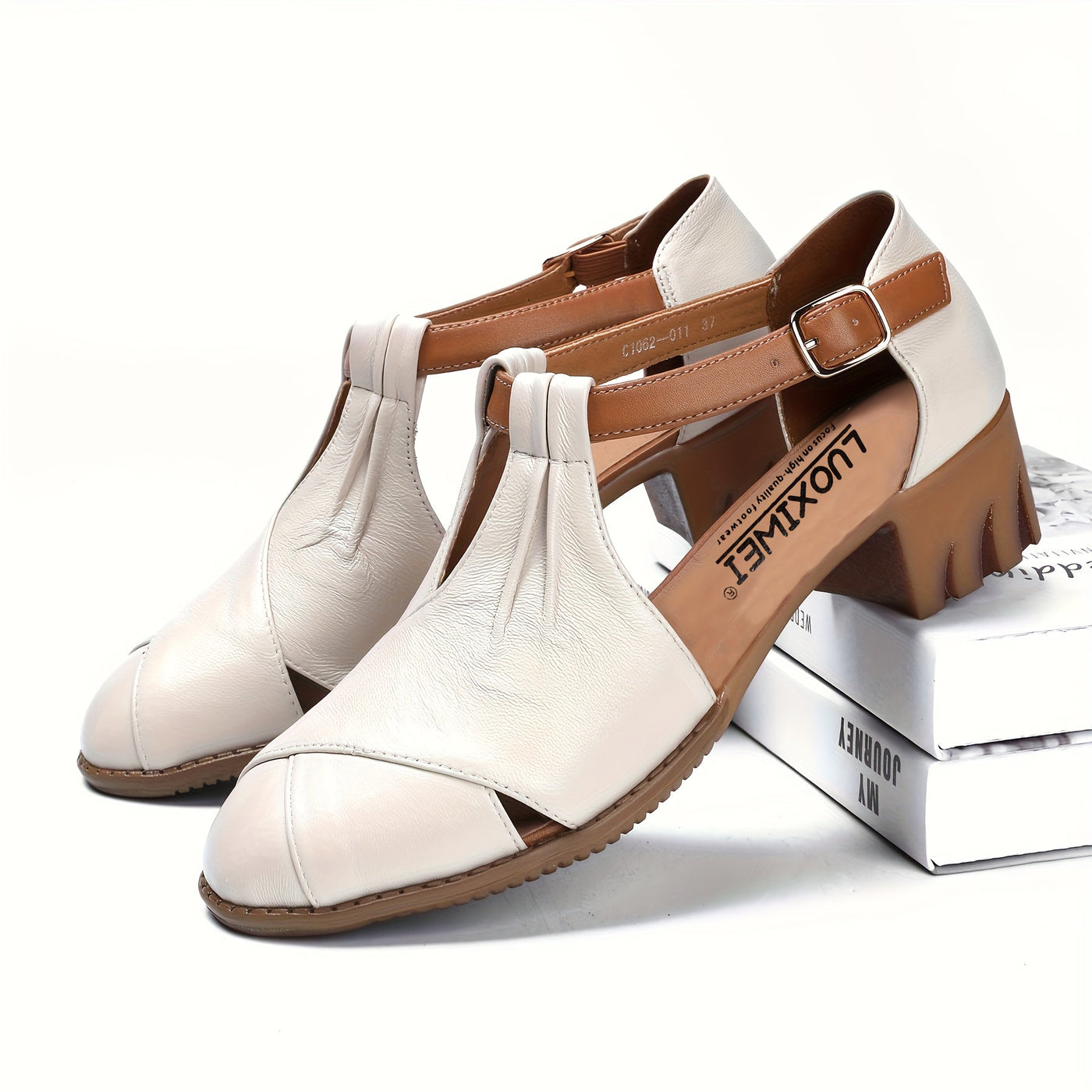 LUOXIWEI™ Roman Elegance Closed-Toe Sandals