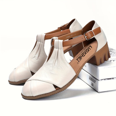 LUOXIWEI™ Roman Elegance Closed-Toe Sandals