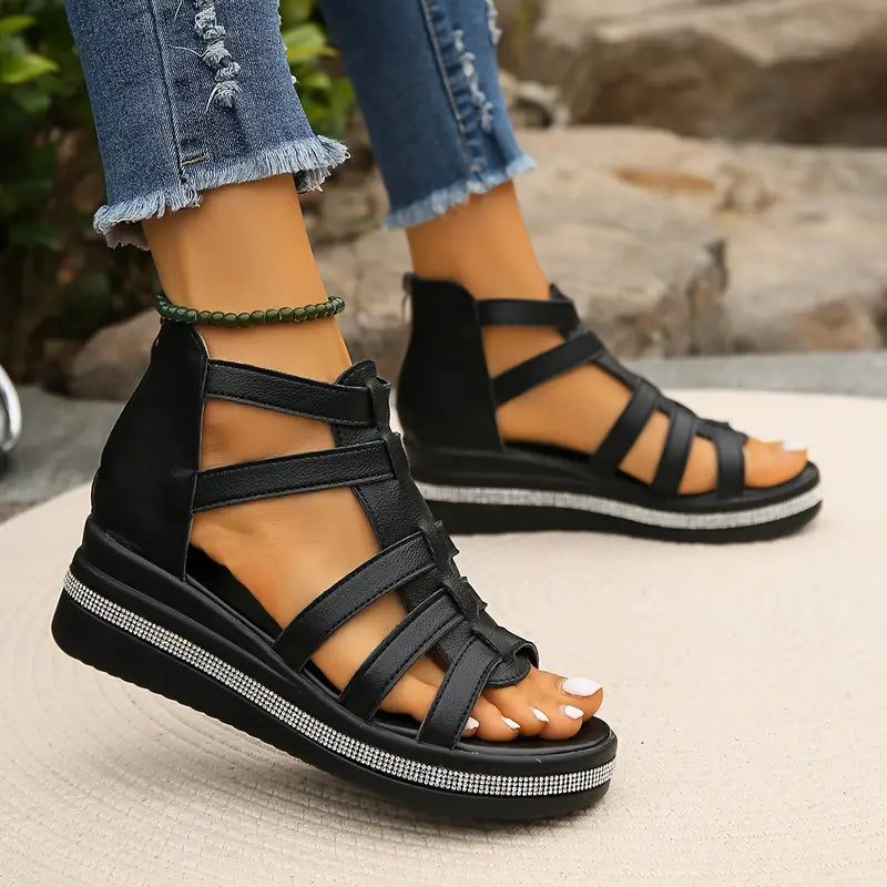 EMMA - Elegant Wedge Sandals