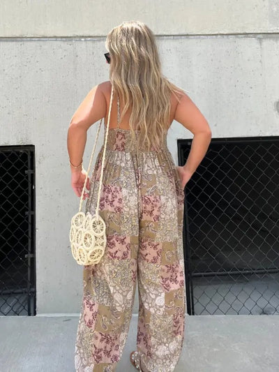 FreeFlow™ Boho Balloon Jumpsuit