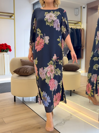 BloomLuxe™ Floral Maxi Dress