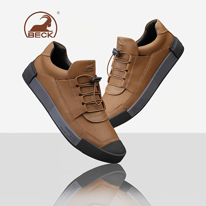 UrbanElegance™ Leather Lace-Up Shoes
