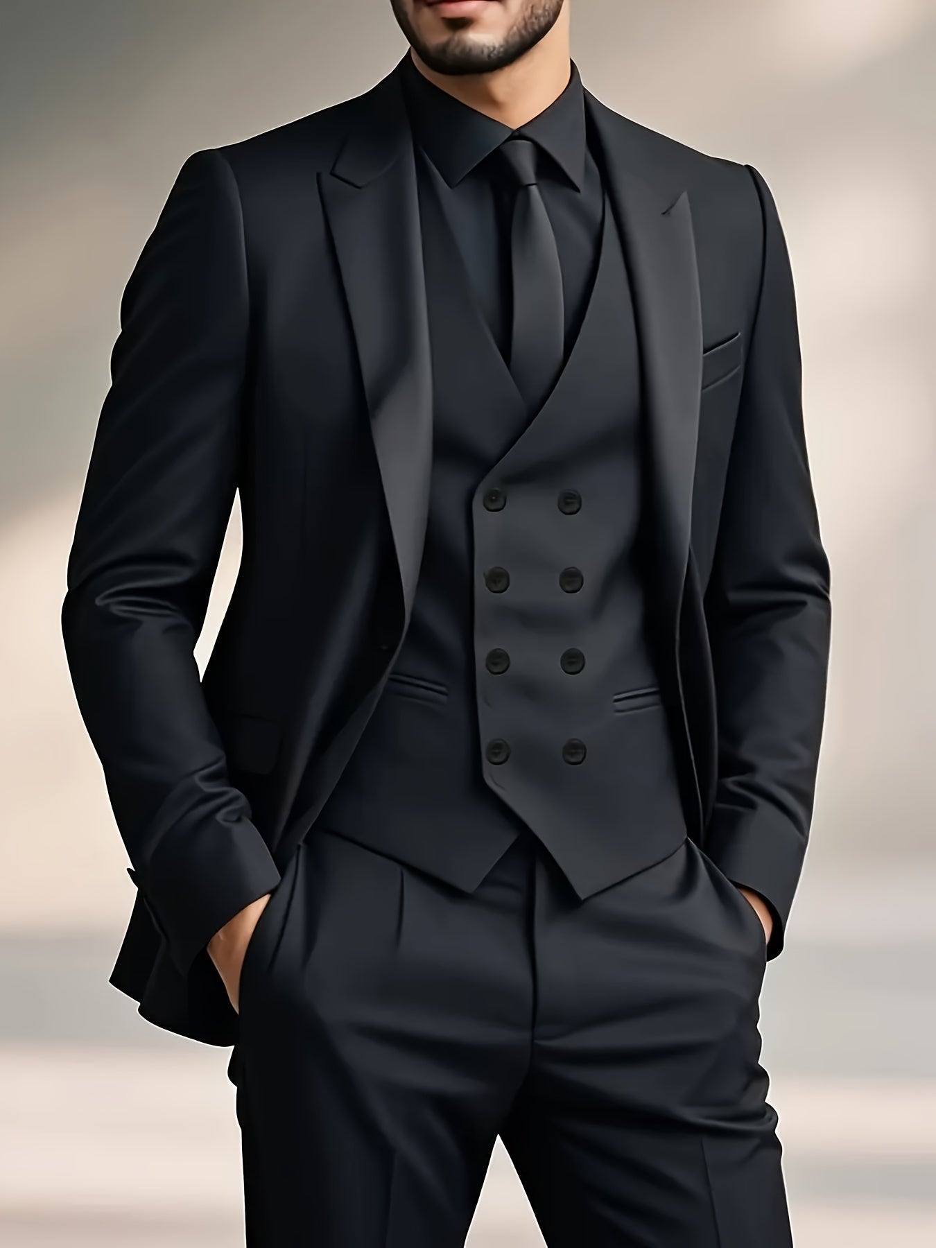 RegalForm™ | Men's 3-Piece Classic Suit Set