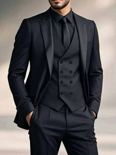 RegalForm™ | Men's 3-Piece Classic Suit Set